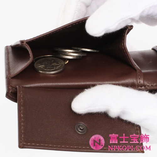 ボッテガヴェネタ カーフレザー 二つ折財布 チョコレートブラウン 193642V46512104 2011年秋冬新作】 